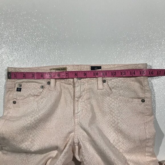 AG Adriano Goldschmied Jeans Blush Snakeskin Print - Picture 4 of 10